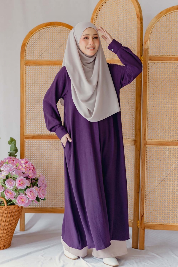 Flexi Cardigan - Eggplant  Flexi Cardigan - Eggplant